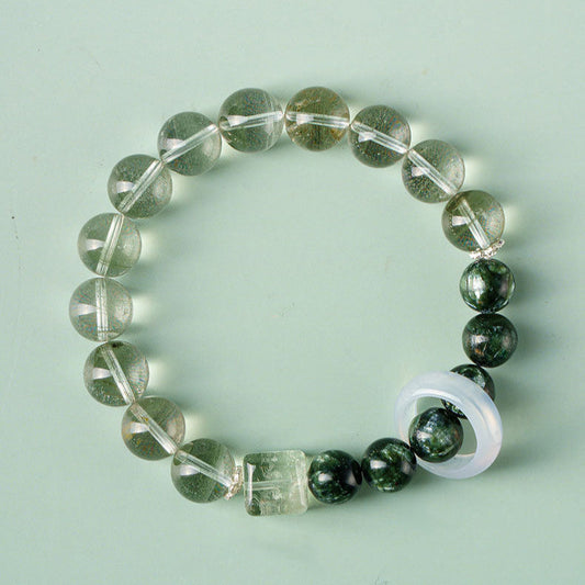 Natural Green Crystal Bracelet