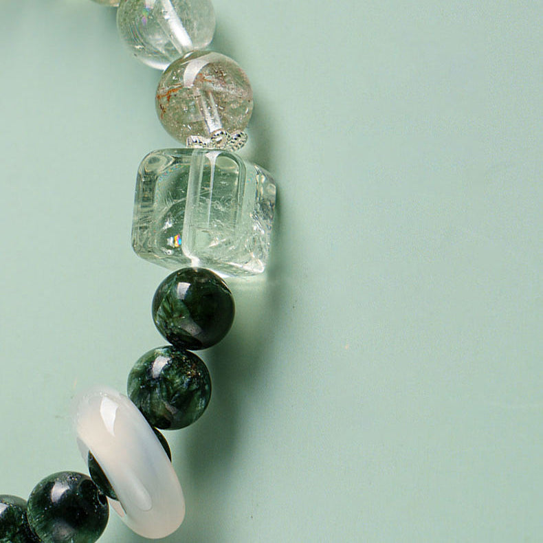 Natural Green Crystal Bracelet