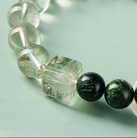 Natural Green Crystal Bracelet
