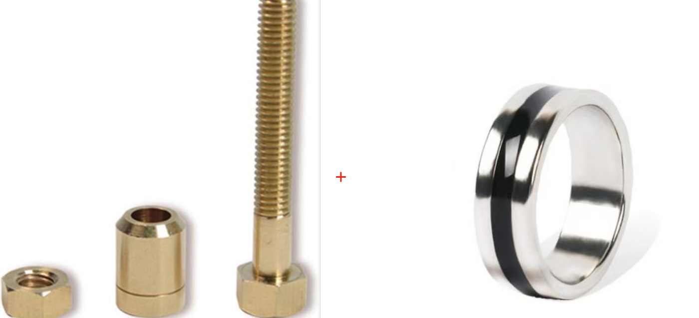 Nut Off Bolt Magic Tricks Close Up Magic Trick Autorotation Rotating Nut Bolt Screw for Stage Show Magic Tricks Tool